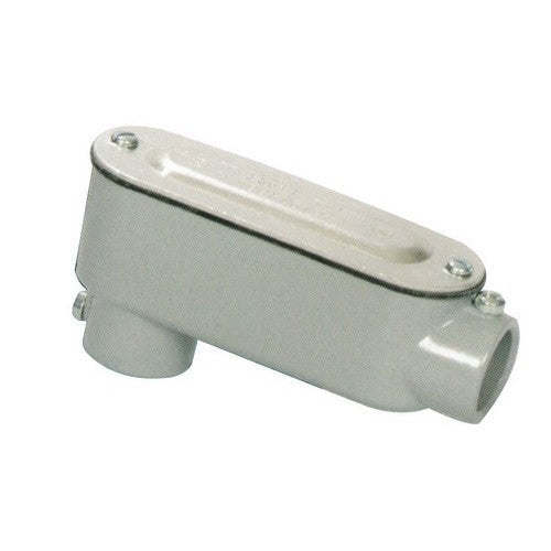 ALUMINUM EMT SET SCREW CONDUIT BODY LB TYPE 3/4 IN