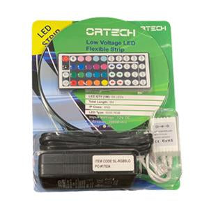 LED STRIP LIGHT KIT, 16FT, RGB, WITH REMOTE