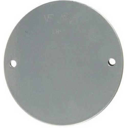 ROUND WEATHERPROOF COVER W/GASKET - GREY-VISTA-VISTA-Default-Covalin Electrical Supply