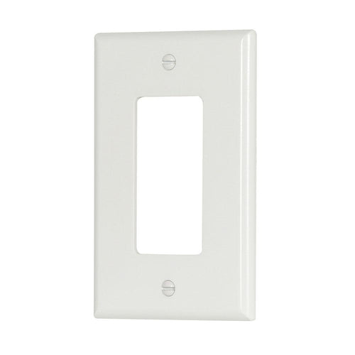 LEGRAND 1-GANG TRADEMASTER DECORATIVE WALL PLATE, WHITE