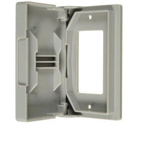 GFCI WEATHERPROOF OUTLET COVER - GREY-VISTA-VISTA-Default-Covalin Electrical Supply