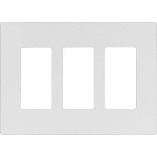 VISTA 3-GANG SCREWLESS DECORATIVE PLATE - WHITE-VISTA-VISTA-Default-Covalin Electrical Supply