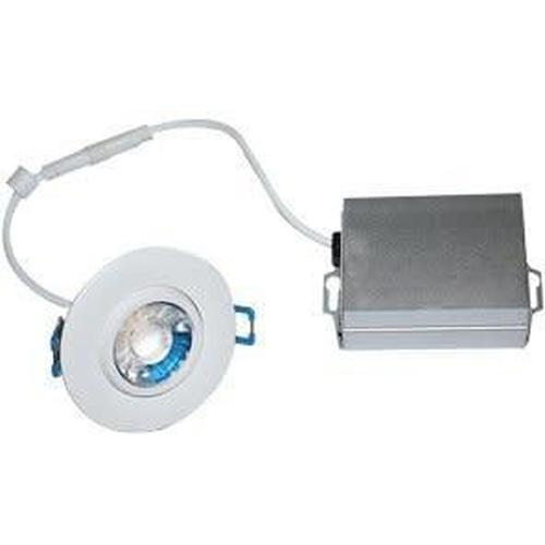SLIM LED DOWNLIGHT 3'', 8W 550LMN, GIMBLE, 4000K WHITE, 360 DEGREE ROTATION-ORTECH-CROWN DISTRIBUTION-Default-Covalin Electrical Supply
