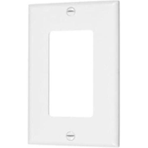 VISTA SINGLE GANG DECORATIVE PLATE - WHITE