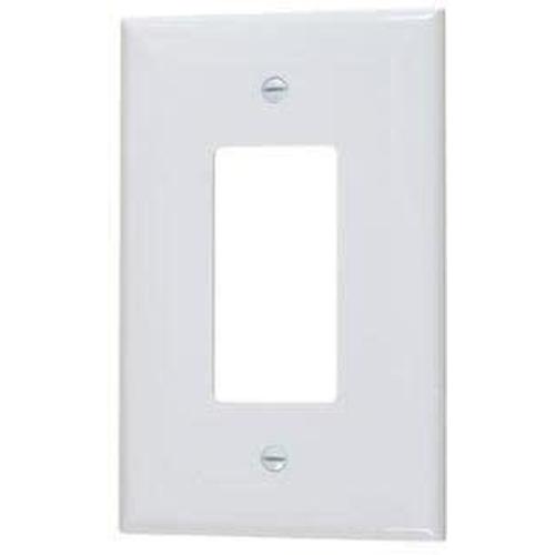 VISTA SINGLE GANG OVERSIZED DECORATIVE PLATE - WHITE-VISTA-VISTA-Default-Covalin Electrical Supply