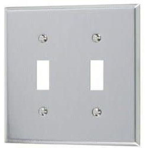 2-GANG TOGGLE PLATE #430 S.S GRADE-VISTA-VISTA-Default-Covalin Electrical Supply