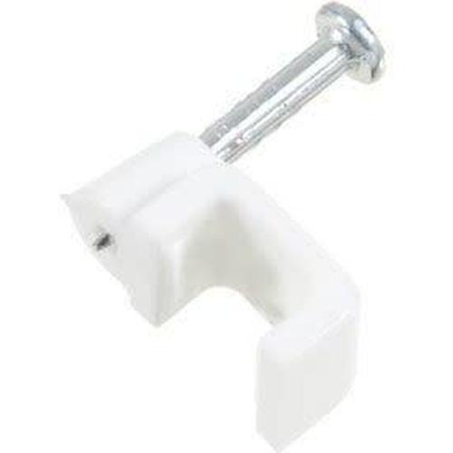 PHONE CABLE STAPLES - 100/BAG - WHITE-VISTA-VISTA-Default-Covalin Electrical Supply