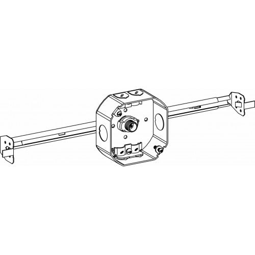 4" OCT. STEEL NM BOX 1-1/2" ON ADJ. BRKT