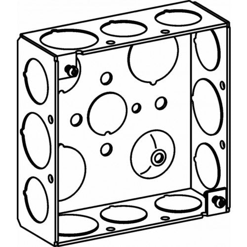 4S BOX 1-1/2" DEEP 1/2"&3/4" KO