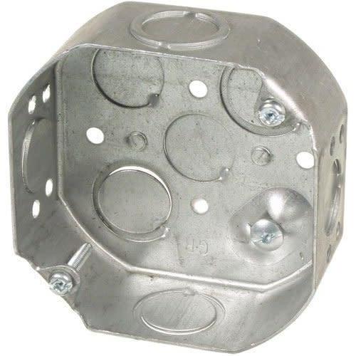 54151K 1 1/2'' DEEP CEILING BOX W/KNOCKOUT-ORTECH-CROWN DISTRIBUTION-Default-Covalin Electrical Supply