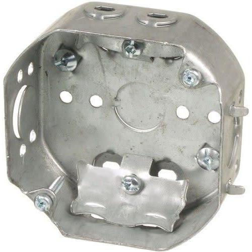 54151-L - 1 1/2'' DEEP CEILING BOX W/CLAMPS-VISTA-VISTA-Default-Covalin Electrical Supply