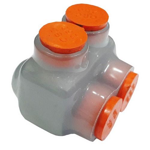 250-6 DUAL ENTRY CLEAR INSULATED CONNECTOR BLOCKS
