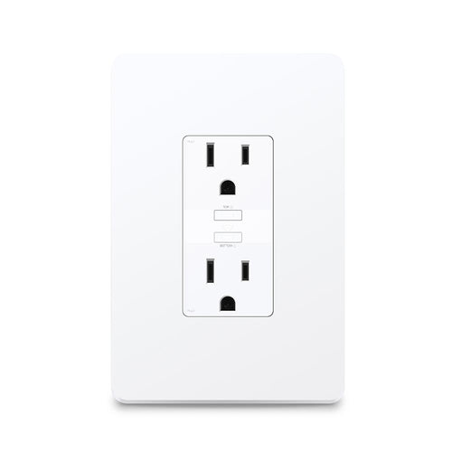 TP LINK KASA SMART WI-FI POWER RECEPTACLE, 2-SOCKETS