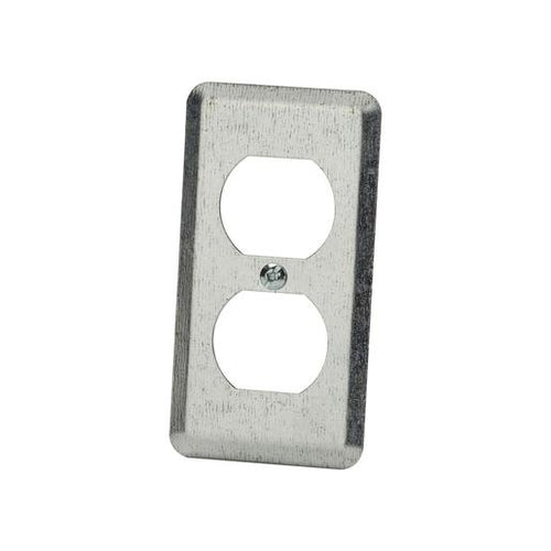 20C1 - 2 1/8" WIDE-DUPLEX RECEPTACLE UTILITY BOX COVER