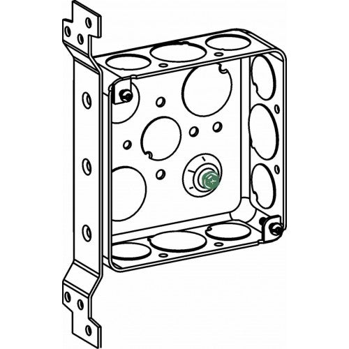4S DRAWN BOX 1-1/2" DEEP 50/75 KO + FB