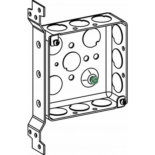 4S DRAWN BOX 1-1/2" DEEP 1/2" KO + FB