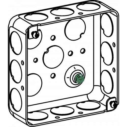 4S DRAWN BOX 1-1/2" KO