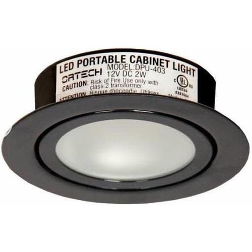 LED PUK 2W 120LMN 5000K/2700K, 2-1/4'' CUTOUT, BLACK ***NEW***-ORTECH-CROWN DISTRIBUTION-Default-Covalin Electrical Supply