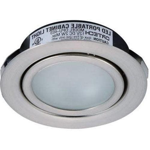 SLIM LED PUK 1.5W 100LMN 5000K/2700K, 2-1/4'' CUTOUT, SATIN NICKEL ***NEW***-ORTECH-CROWN DISTRIBUTION-Default-Covalin Electrical Supply