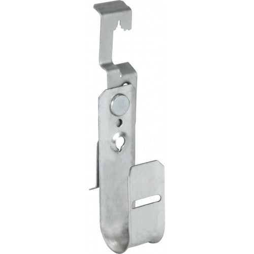 J-HOOK WITH ROD/WIRE CLIP, 3/4" DIA., 1/4" ROD