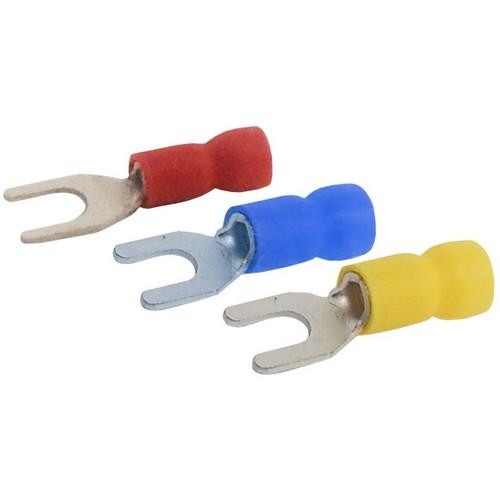 BLUE #10 16-14 FORK TERMINAL BAG OF 25