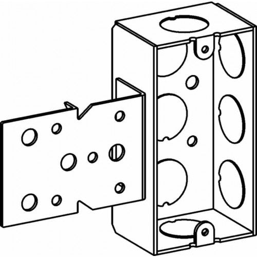 1-G HANDY BRCKT BOX 1-1/2" DEEP 1/2" KO