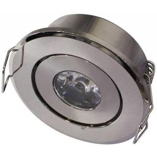 2'' MINI LED PUK LIGHT 2W, 180LMN, 3000K WARM WHITE, GIMBLE, SATIN NICKEL-ORTECH-CROWN DISTRIBUTION-Default-Covalin Electrical Supply