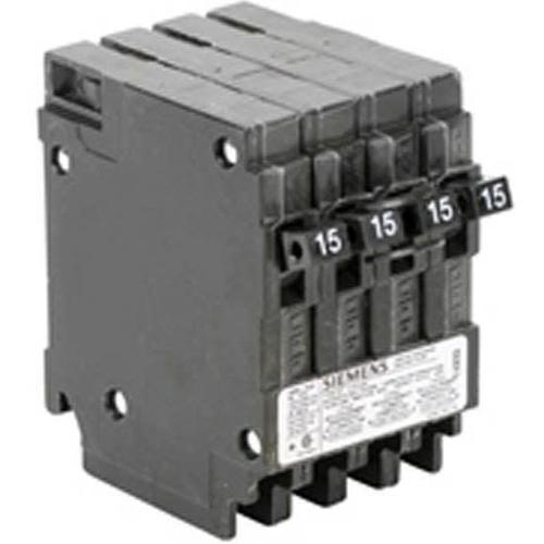 SIEMENS 15A/15A/15A QUAD PUSH-IN CIRCUIT BREAKER Q21515CTNC-SIEMENS-DEALER SOURCE-Default-Covalin Electrical Supply