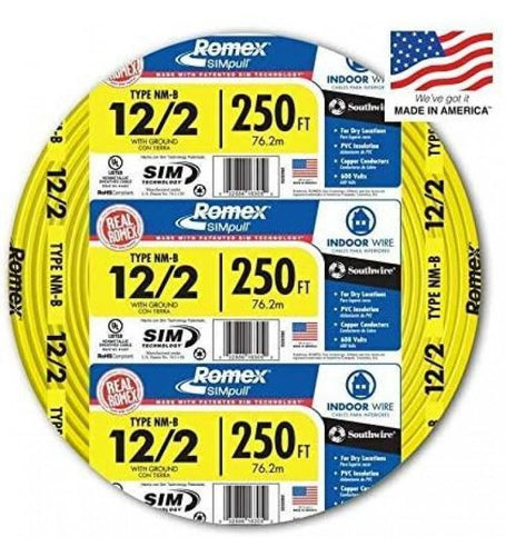 *FULL ROLL* NM-B 12/2 250 FT