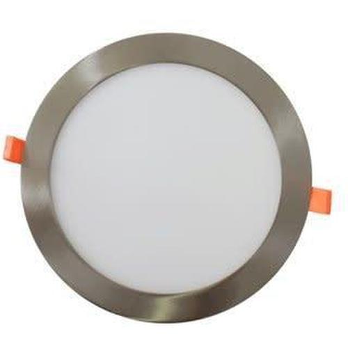 SLIM LED DOWNLIGHT 12'', 24W, 1900LMN, 3000K, SATIN NICKEL-ORTECH-CROWN DISTRIBUTION-Default-Covalin Electrical Supply