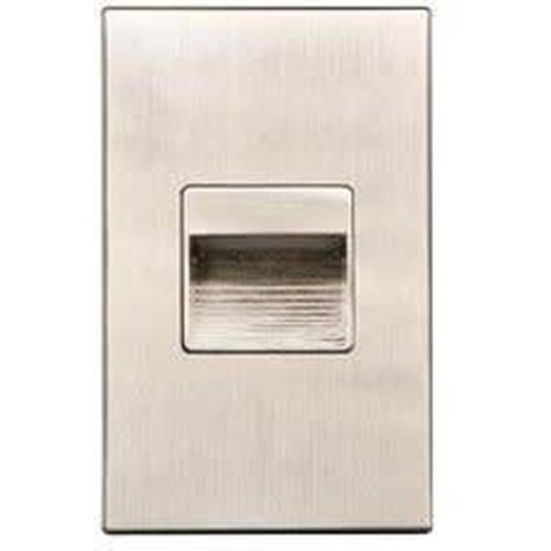 STEP LIGHT, 2.5W, 125LMN, 3000K, SATIN NICKLE-ORTECH-CROWN DISTRIBUTION-Default-Covalin Electrical Supply